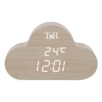 tnb clockclwd despertador reloj despertador digital madera