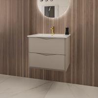 mueble bajo lavabo encastrado 60cm paneles de melamina y de mdf