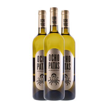 Uvas De Cuvée Vino Blanco Ocho Patas Rías 75 Cl 12.5% Vol. (pack De 3 Unidades)
