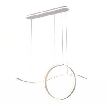 Colgante style blanco 205w 3000-4000-6000k 17940lm c/luz ambiente remoto y reg.intensidadad regx100x15cm
