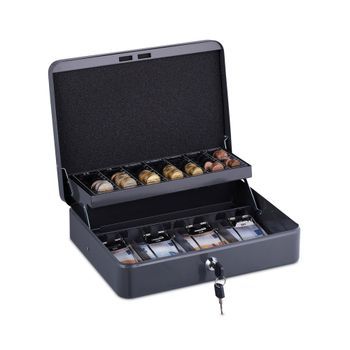 Cajón De Efectivo Con Cerradura - Silver/grey - 8.7x30.5x24cm