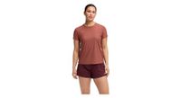 maillot de manga corta hoka airolite 2 0 para mujer  rojo