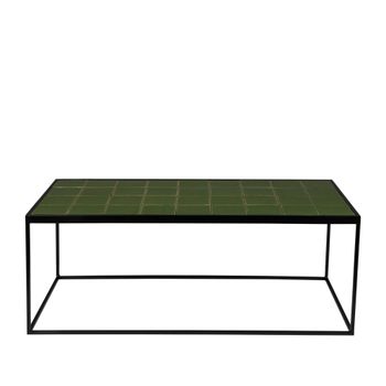 Mesa de centro de cerámica verde