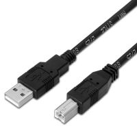 cable impresora usb 20 tipo ab machomacho 50cm negro