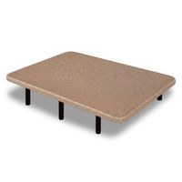 base tapizada 135 x 180 cm beige - patas 20 cm -  tejido 3d antideslizante - estructura resistente - 100 transpirable