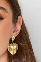 pendientes de corazones textura
