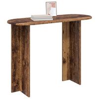 mesa consola  mesa de entrada madera envejecida 100 x 395 x 75 cm