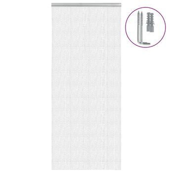 Mosquitera De Cadena Para Puerta Aluminio 90x220 Cm Vidaxl