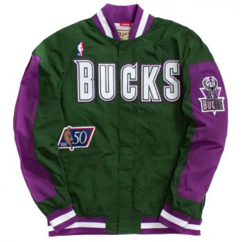 Chaqueta Milwaukee Bucks Authentic Warm Up - Mitchell And Ness 1996-97