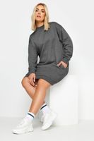 yours vestido sudadera gris con bolsillos mujer curvy y tallas grandes yours