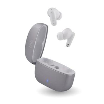 Auriculares TnB TWS Zip inalámbricos Bluetooth con cancelación activa de ruido, gris
