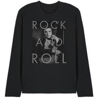 elvis presley camiseta manga larga rock and roll para mujer