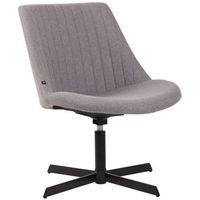 butaca granby tapizada en tela gris 71x63x79 cm clp