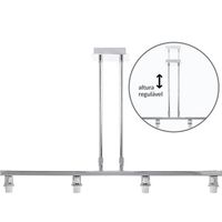 armazon para lampara de techo sydney 4xe14 l75xan12xalregcm cromo