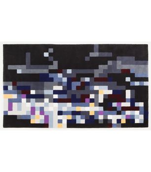 Alfombra de lana Tokyo de Noche - Colección Japan de Enrique Eguino
