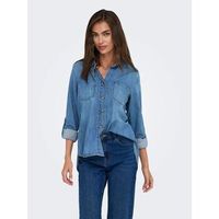 only camisa 15361370 yasmin-medium blue denim para mujer
