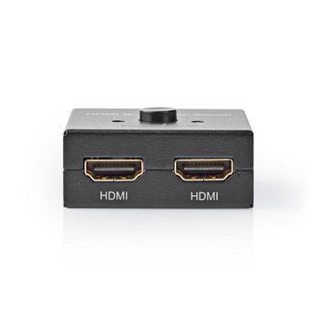 Conmutador de Vídeo Nedis VSWI3482AT HDMI 4K Ultra HD 3 Puertos