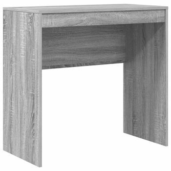 Escritorio Gris Sonoma 80 X 40 X 76 Cm Vidaxl