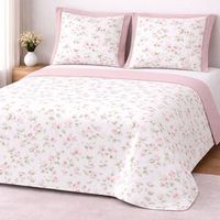 juego de sabanas 160 hilos percal lilya rosa cama 180cm donegal collections