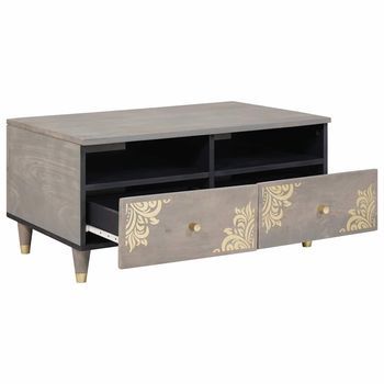 Mesa De Centro 54x80x40 Cm Madera - Gris