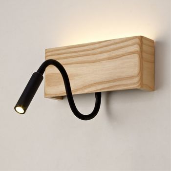 Aplique con lector led ravel (5w+3w)
