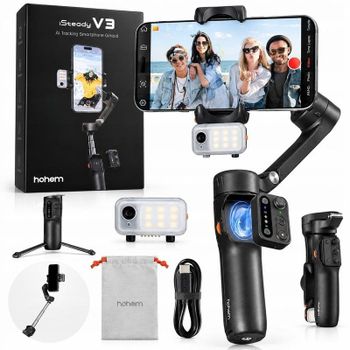 Gimbal Hohem iSteady V3 con Tracker AI Magnético