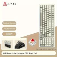 teclado mecanico ajazz ak992 serie 98 teclas completamente intercambiables en caliente perilla personalizable teclado para juegos y oficina