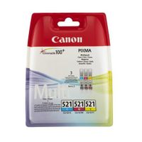 canon cli-521 cmy multipack original ink cartridge