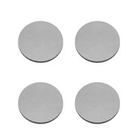 salvamanteles plateados 10x10 cm - lote de 4