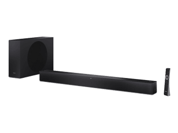 Barra de sonido - Sharp HT-SBW310, Bluetooth, Inalámbrico, 330 W, Dolby Atmos®/DTS Virtual:X® 2.1 con subwoofer inalámbrico delgado, Negro