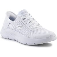 skechers zapatillas slip-ins go walk flex - grand entry 124836-wht white para mujer
