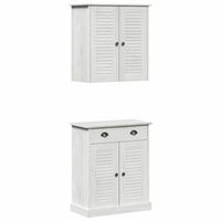 juego de muebles de bano vigo 2 uds y antiguo vidaxl