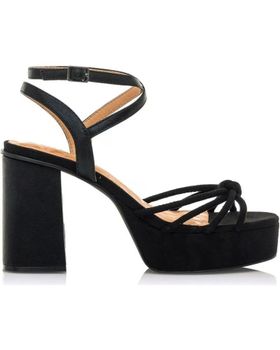 de MTNG SANDALIAS DE TACON MUSTANG 53388 NEGRO