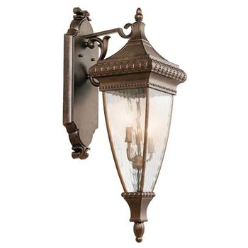 Aplique de pared de exterior venetian rain (3 luces)