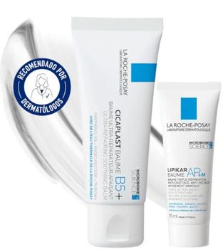 La Roche Posay Lipikar Baume AP+M 15 ml + La Roche Posay Cicaplast Baume B5+ Bálsamo Reparador Multiusos Piel Irritada 40 ml