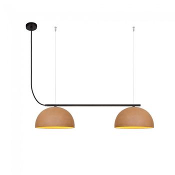 Regleta de techo led absis terracota (2x3.5w)