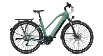 O2 feel iswan explorer boost 6 1 mid shimano alivio 9v 432 wh 27 5   bicicleta de montana electrica canope  verde