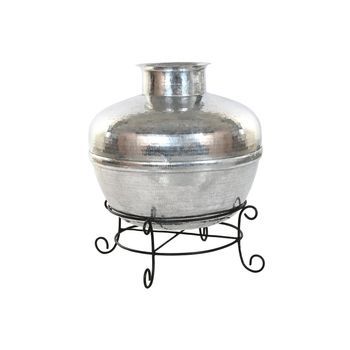 Jarron Aluminio 75x75x90 Xl Soporte Hierro