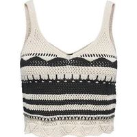 only camiseta tirantes top onlmerida crop v-neck mujer para mujer