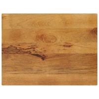tablero de mesa rectangular madera maciza mango 70x60x25 cm vidaxl