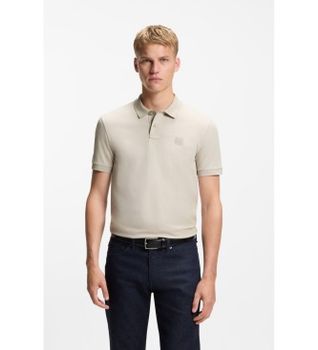 BOSS para hombre. 50507803 Polo Slim Fit beige (3XL), Casual, Algodón, Manga corta