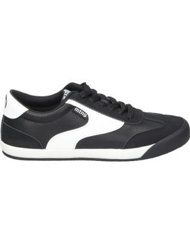 Zapatillas Casual Mustang Court 60835 Negras Y Blancas 39