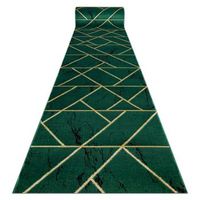 alfombra de pasillo emerald exclusivo 1012 glamour elegante marmol  120x500 cm
