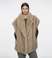 stand studio para mujer 66749-9471 chaleco kinley beige xss casual poliester