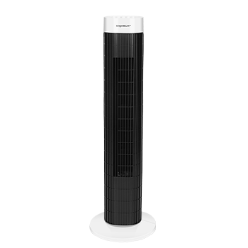 Aigostar Ben - Ventilador de Torre, 3 Velocidades, Oscilación de 85º, Silencioso, Temporizador 120 min, Diseño Compacto, Fácil Instalación, 76 cm de Alto. Ventilador de Pie Portátil 45W