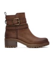 refresh para mujer 17291801-camel botines 172918 marron 37 3 a 5cm cremallera casual