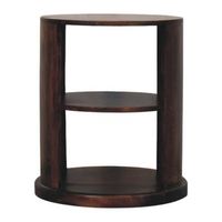 mesa auxiliar de madera maciza muebles artesanales ventura