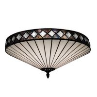 plafon de techo mayor diametro 45cm tiffany serie ilumina
