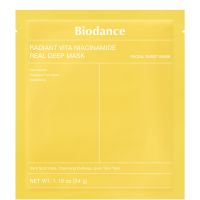 biodance radiant vita niacinamide real deep mask 4 pack