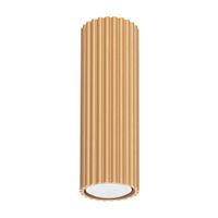 lampara de techo dorado aluminio alt 7 cm